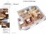 Plan de vente 3D La Vieille Grange, Niveau 1