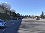 Le parking végétal - Perspective 3D la Coulée Verte à Carpentras - Avant travaux