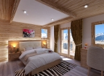 Chalet 3D Roc de Fer intérieur design à Saint-Martin-de-Belleville Savoie, une chambre