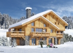 Chalet 3D Opale extérieur à Courchevel 1850