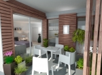 Loggia en 3D, aménagement en 3D, Rhône Alpes