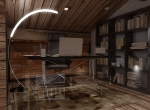 espace bureau 3D, chalet La Blanche