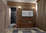 design chambre 3D, chalet La Blanche