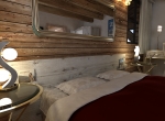 vue de chambre 3D, chalet La Blanche