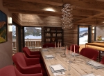 coin repas 3D, chalet La Blanche