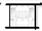 Chambre 1 plan d\'architecte, Chalet Roc de Fer