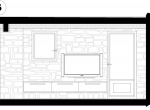 Salon, plan d\'architecte, Chalet Roc de Fer