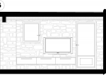 Salon, plan d\'architecte, Chalet Roc de Fer