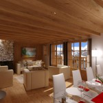 studio perspective 3D chalet