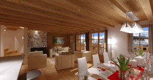 studio perspective 3D chalet